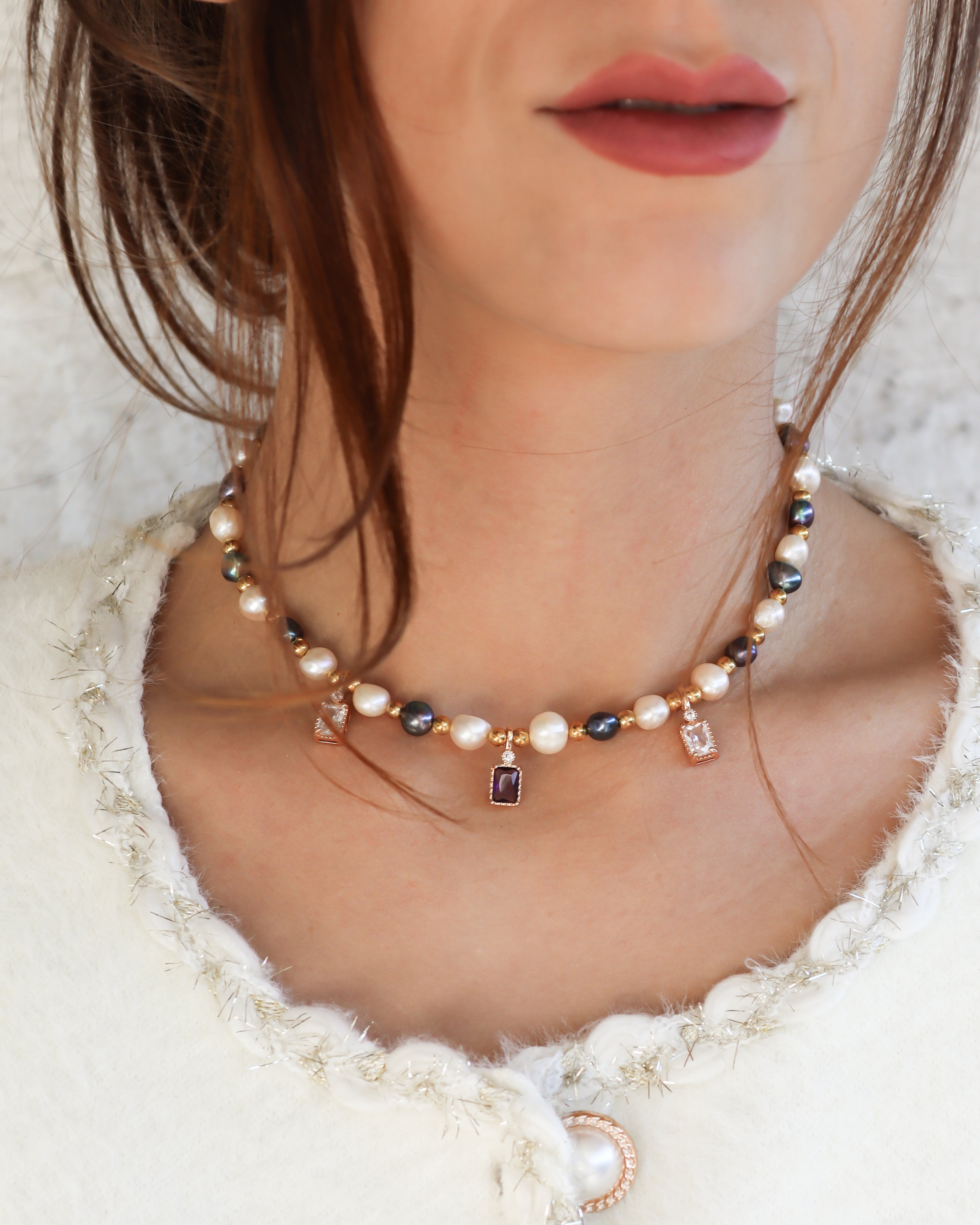 Nacklace Noir d'Elegance